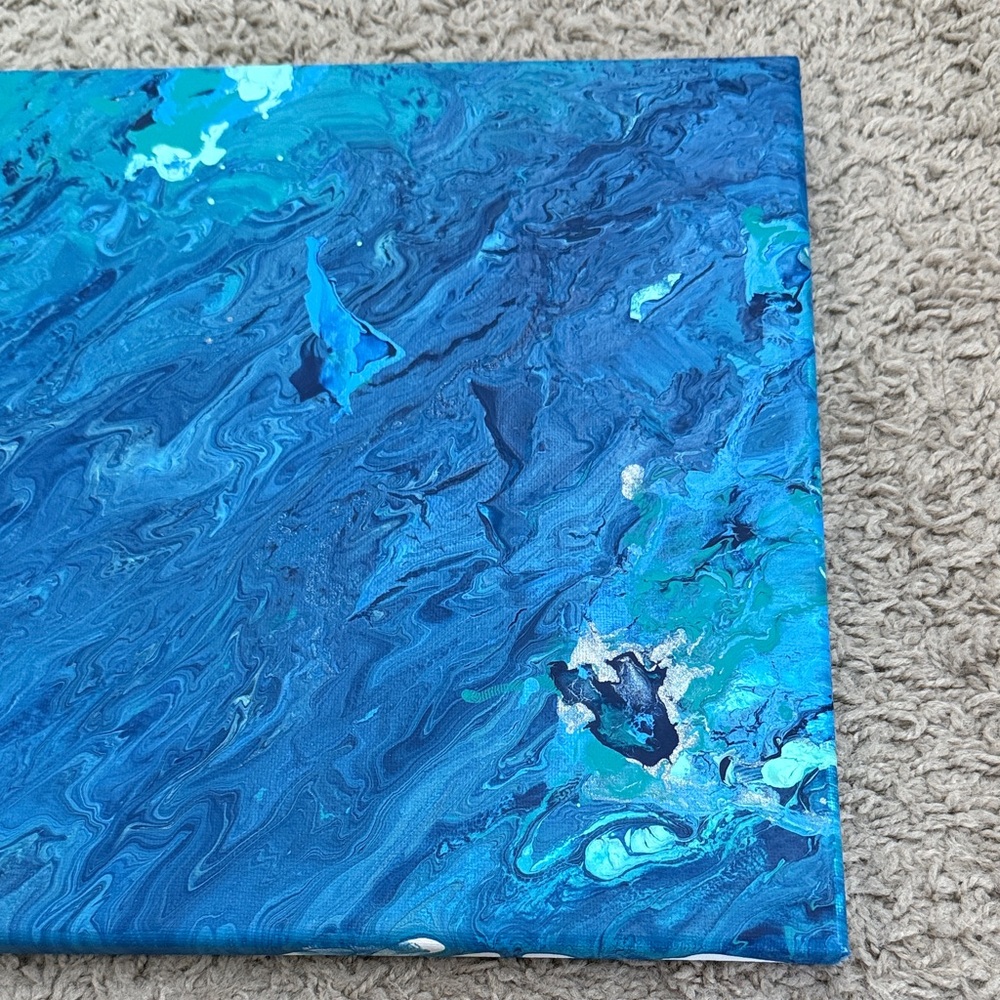 Oceanic Swirl Canvas Art - Picture 11 of 11